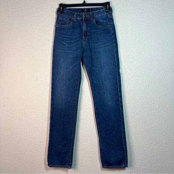 7‎ For All Mankind boys Slimmy Jeans Foolproof Denim Medium Wash Blue Size 14 - Picture 1 of 9